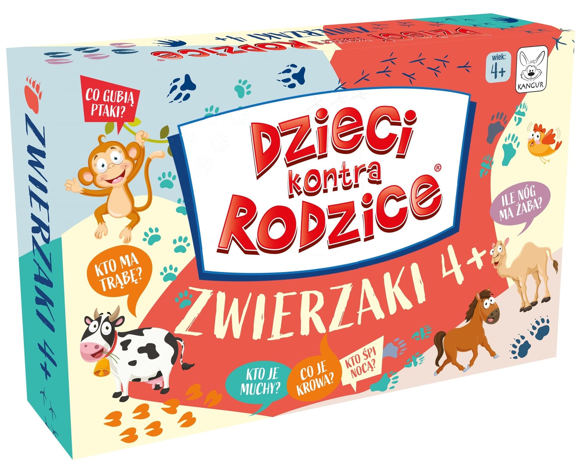 Gra Zwierzaki Zagadki Rysunkowe Dzieci kontra Rodzice 4+