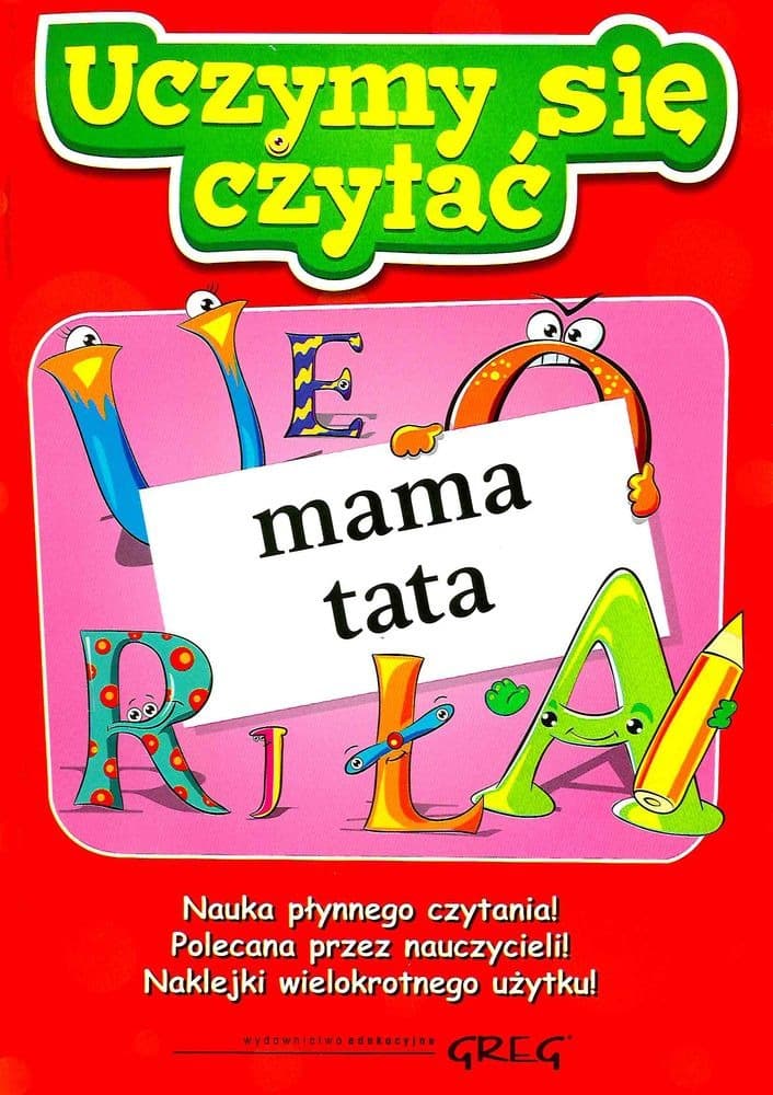 Greg Ćwiczenia Czytamy dla przedszkolaków