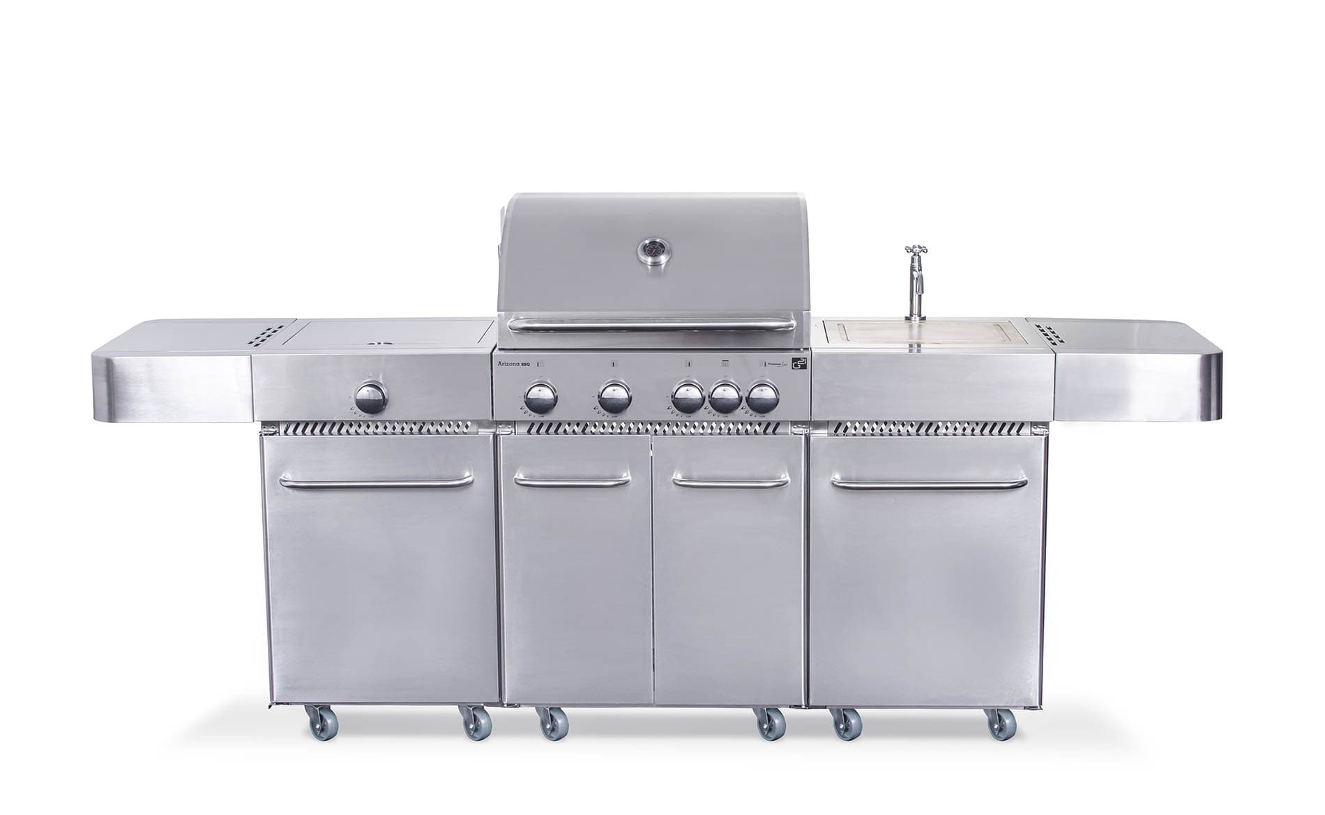 Grill gazowy G21 Nebraska BBQ Premium line, 6 palników + darmowy zawór redukcyjny ciśnienia