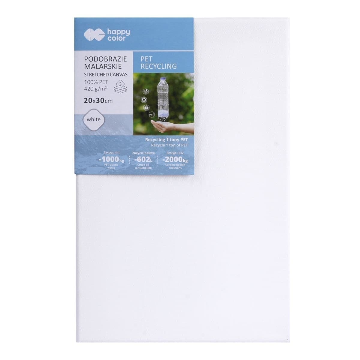 Happy Color Podobrazie Malarskie PET Recykling, 20x30cm