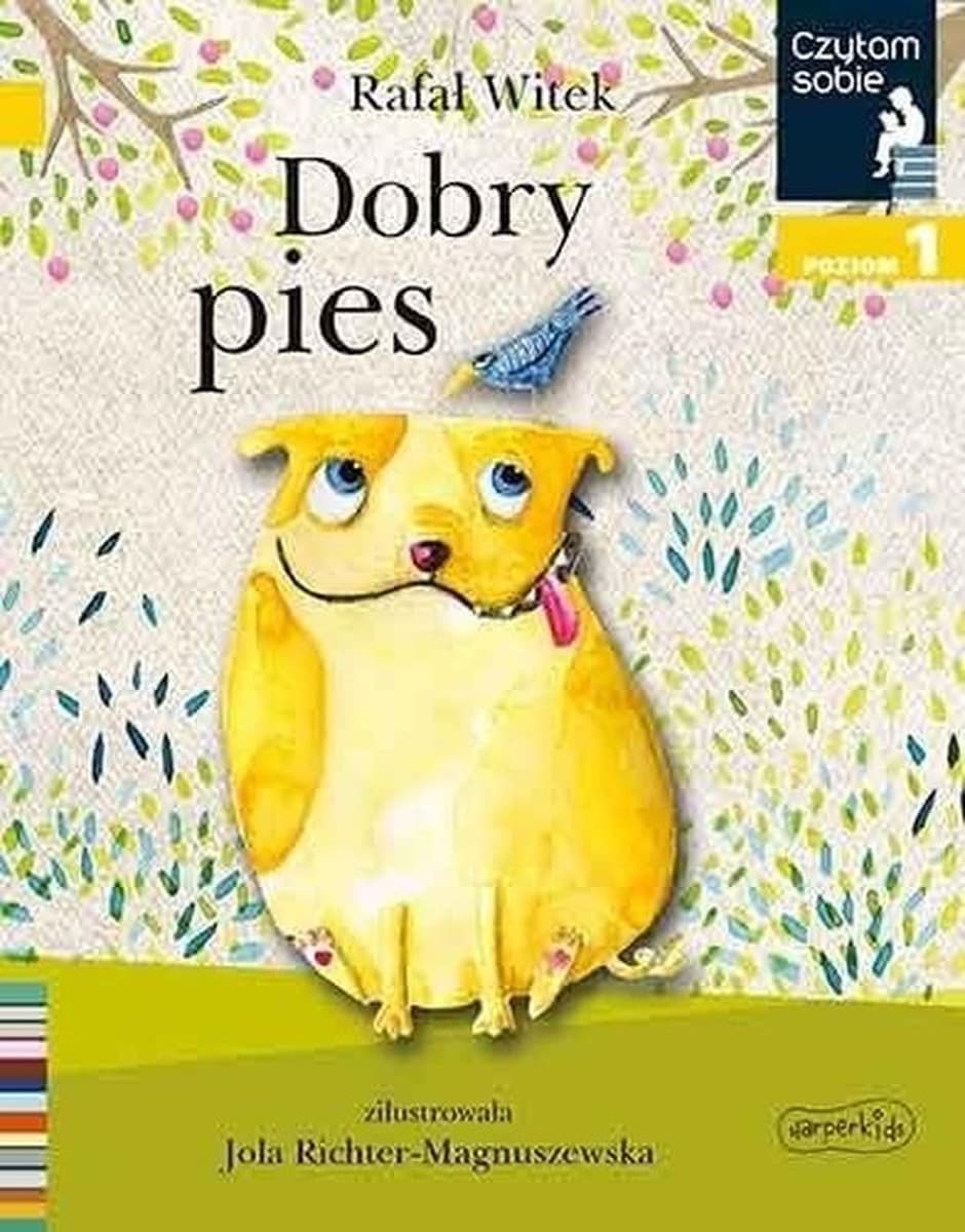 HarperKids Dobry pies Książka dla początkujących czytelników