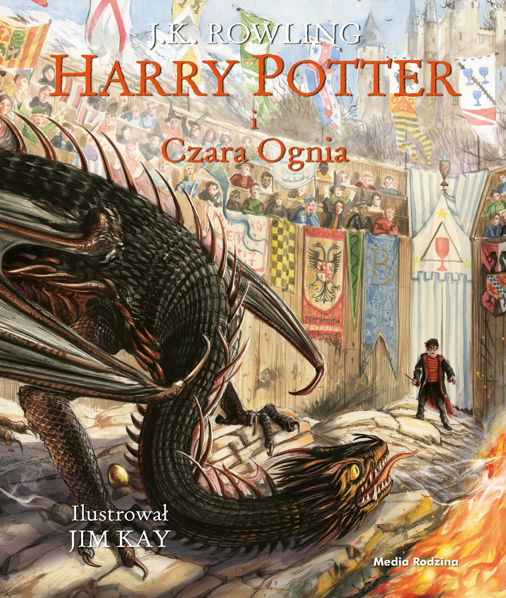 Harry Potter i Czara Ognia wydanie ilustrowane