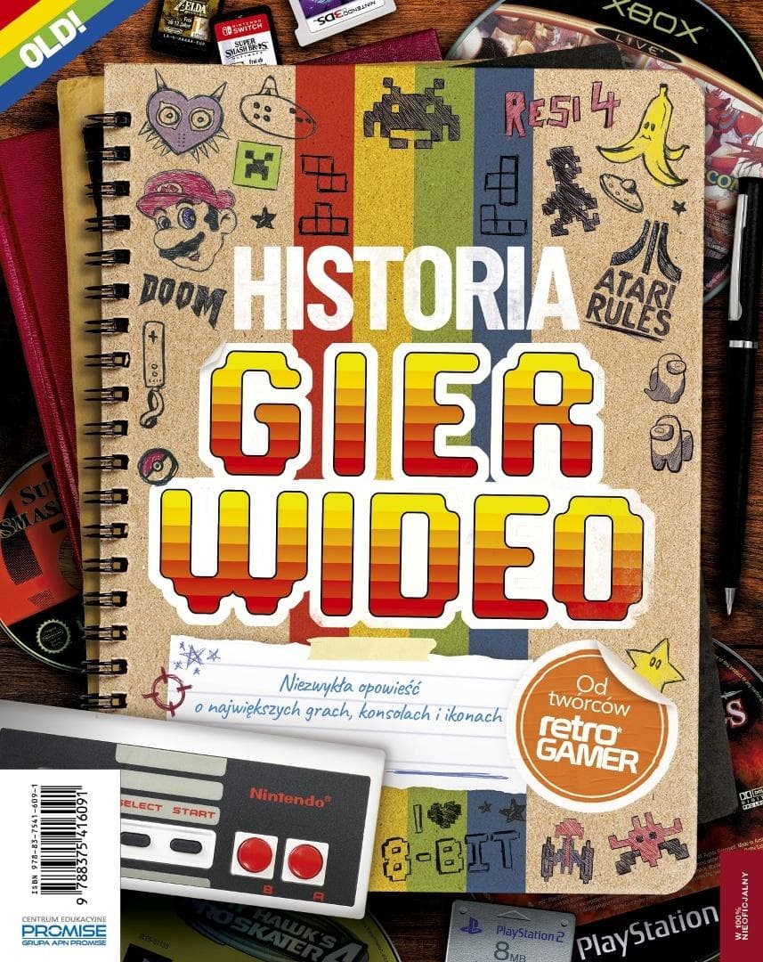 Historia gier wideo - książka 144 strony twarda oprawa
