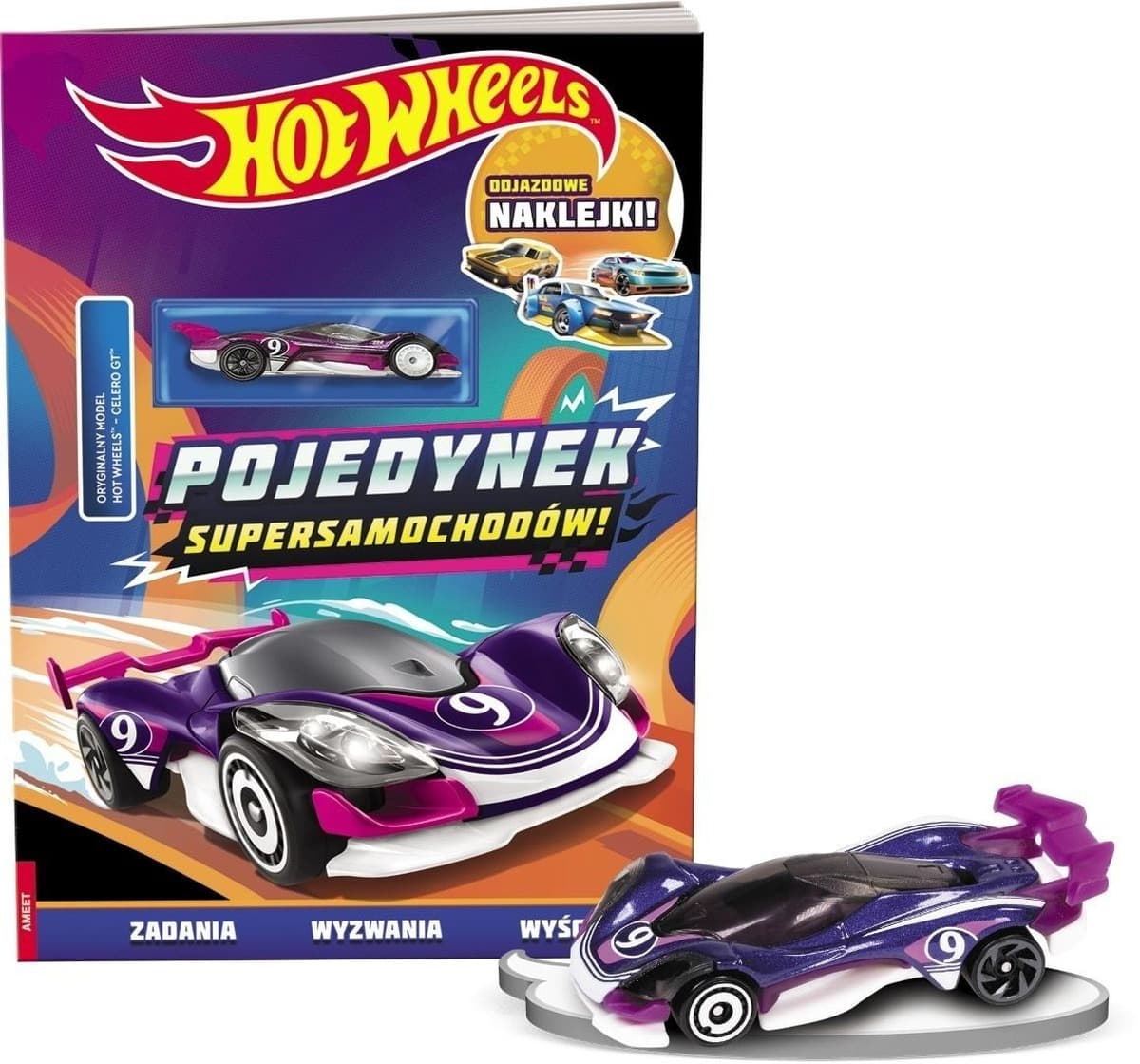 Hot Wheels Ksiazka Pojedynek supersamochodów! FLA-1604