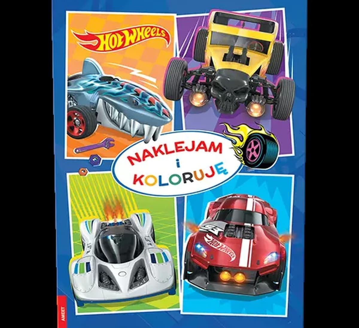 Hot Wheels Naklejam i Koloruję NAK-1601