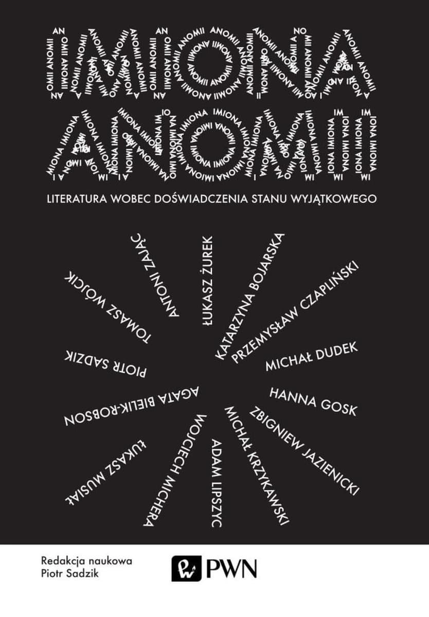 Imiona anomii. Literatura wobec doświadczenia stanu - Piotr Sadzik