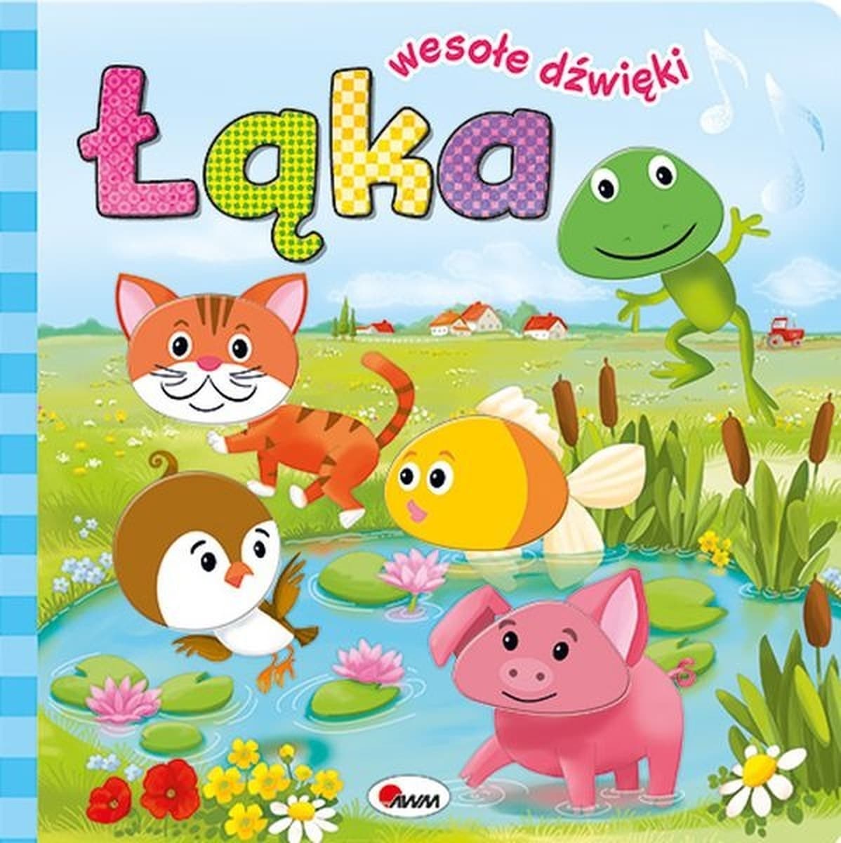 Interaktywna książeczka dźwiękowa Łąka Wesołe Dźwięki dla dzieci