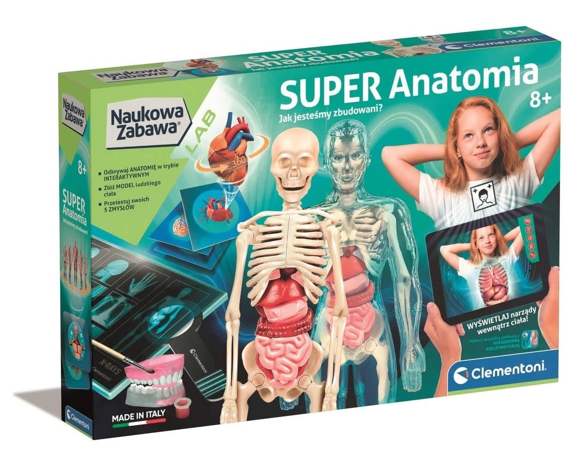 Interaktywna zabawka edukacyjna Anatomia Clementoni