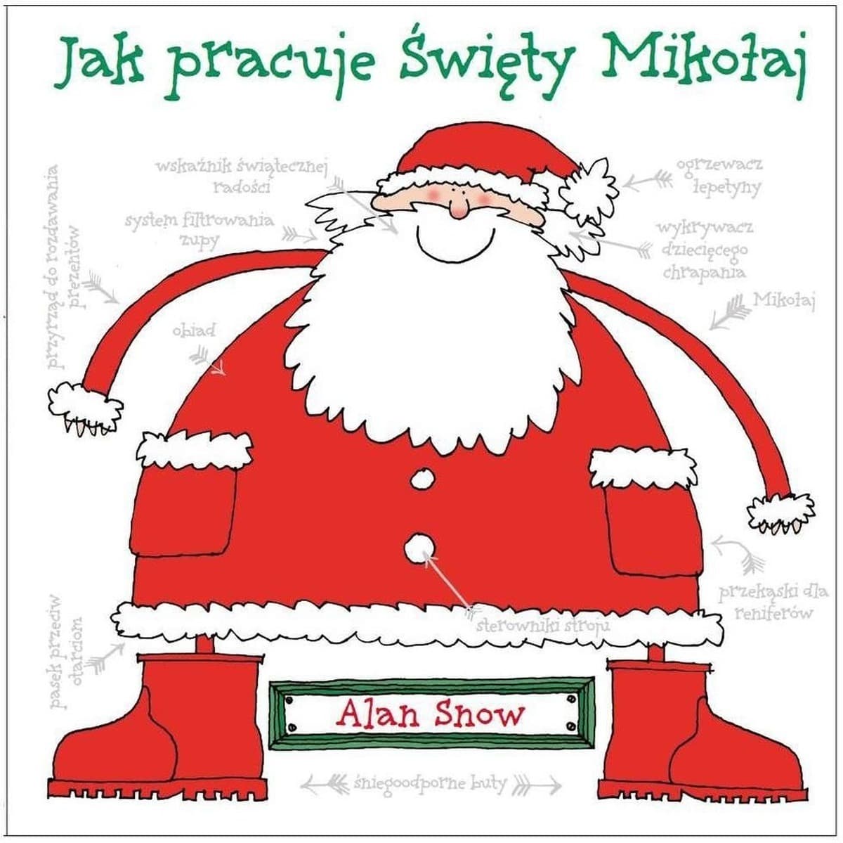 Jak pracuje Święty Mikołaj - książeczka dla dzieci