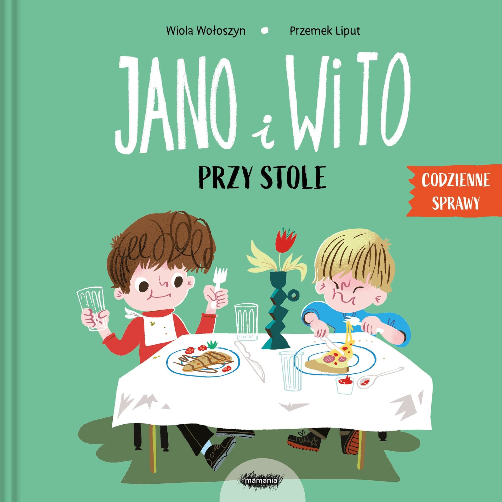 Jano i Wito: Codzienne sprawy przy stole - Książka dla dzieci