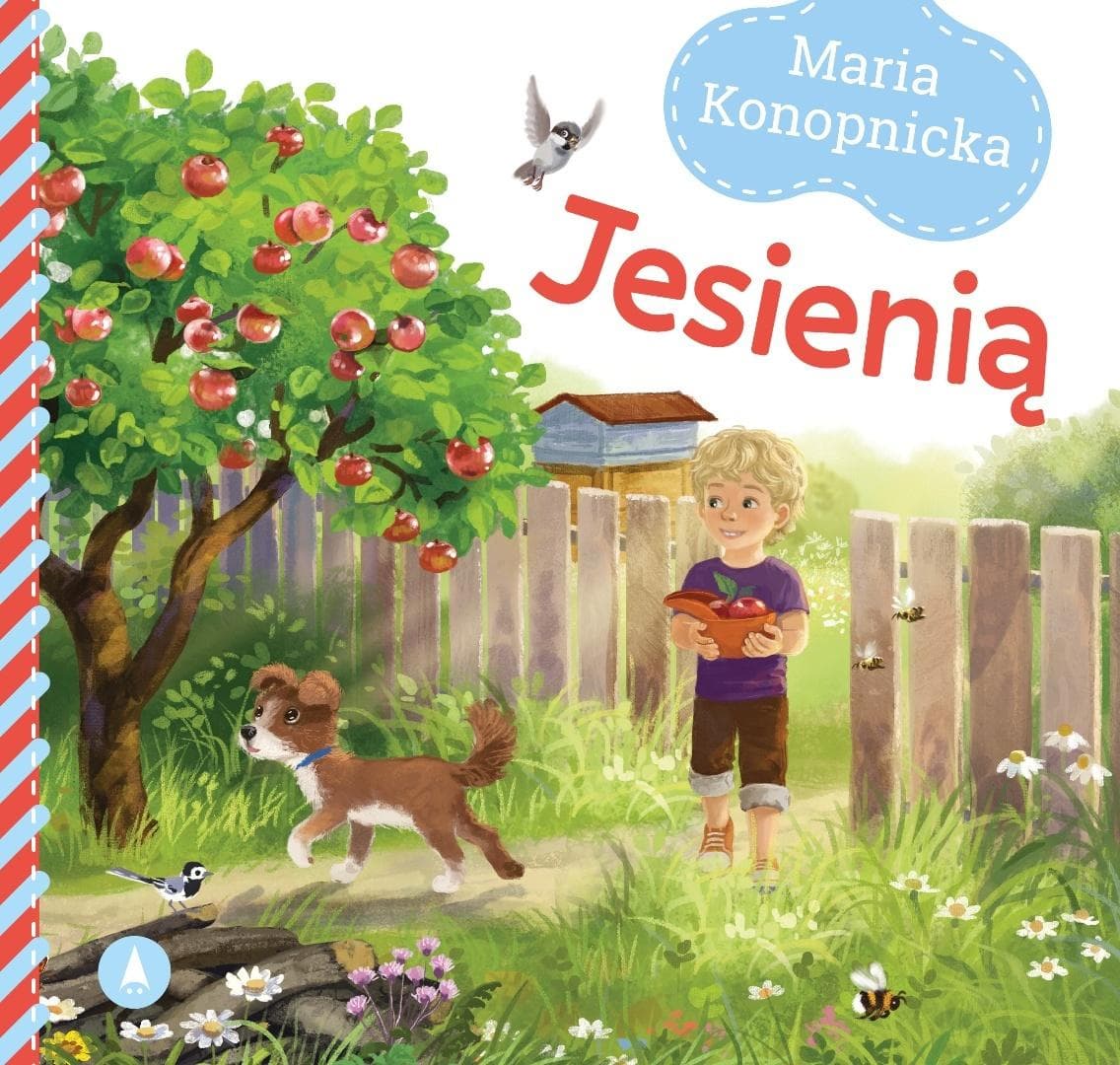 Jesienią - Maria Konopnicka wiersze dla dzieci książka całokartonowa 10 stron