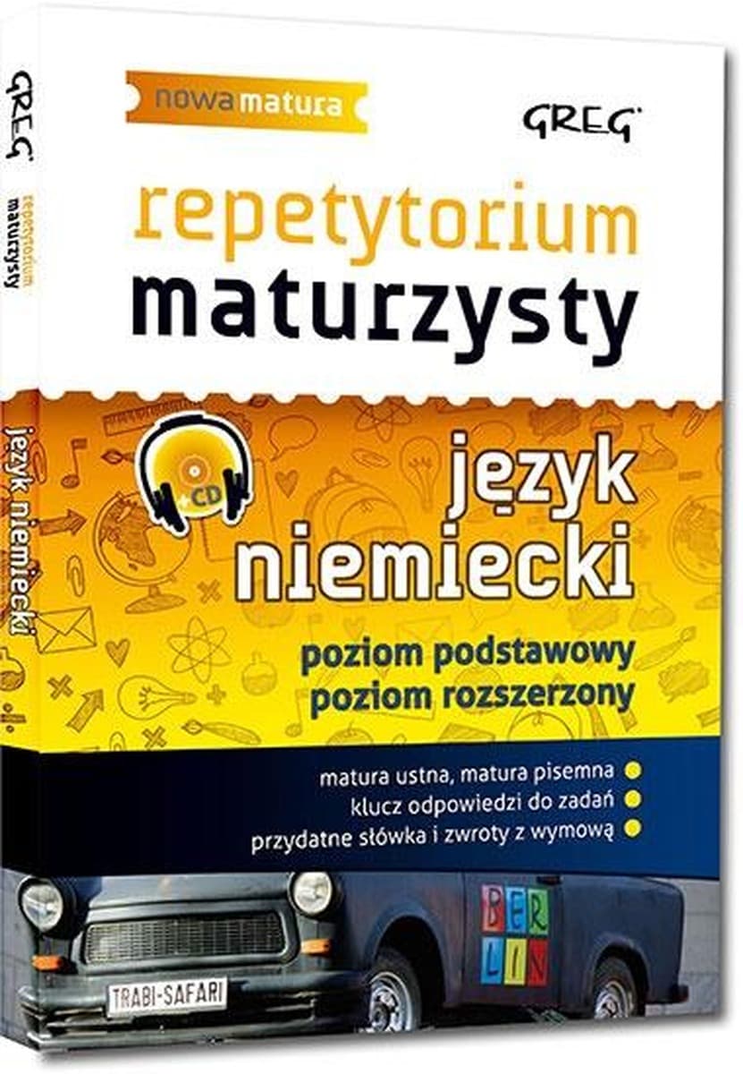 Język niemiecki repetytorium maturalne + CD Wydawnictwo Greg