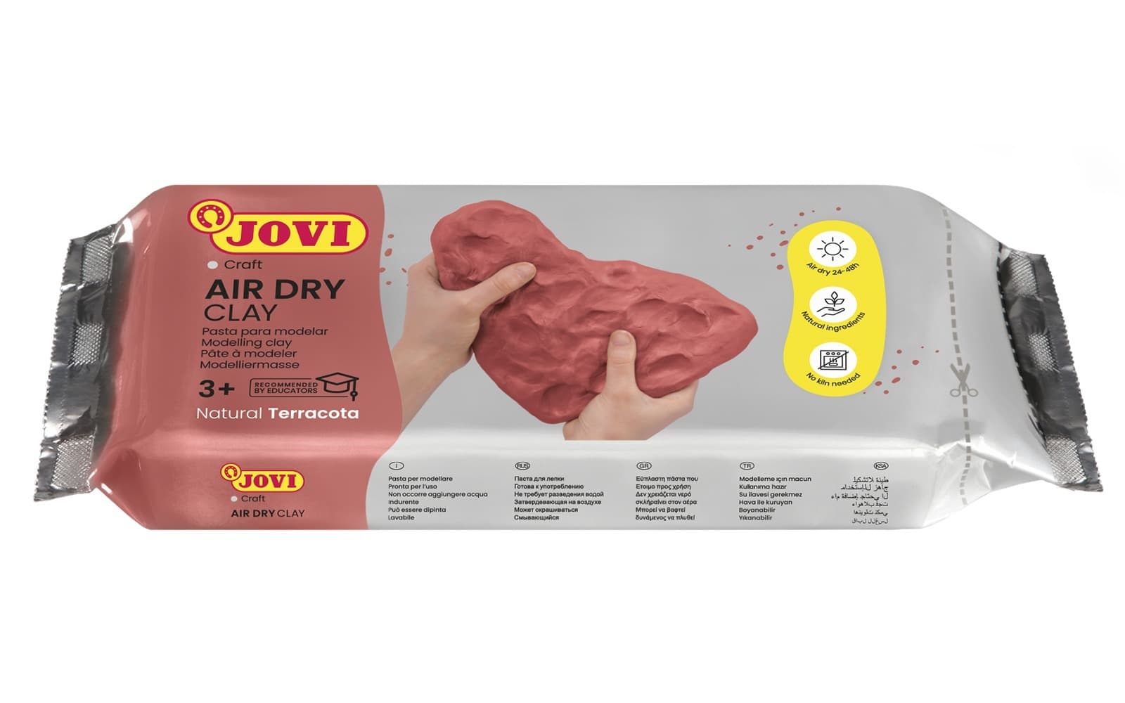 JOVI Glina Modelarska Samoutwardzalna Terakota 1000g