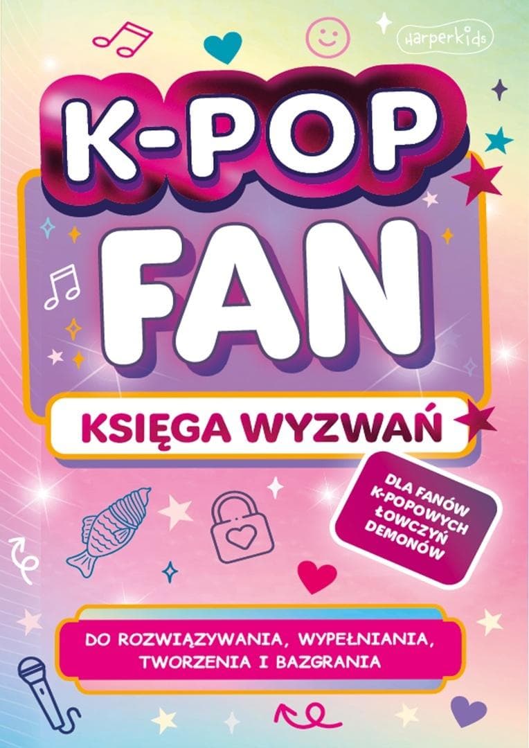 K-POP FAN Księga wyzwań - praca zbiorowa 64 strony