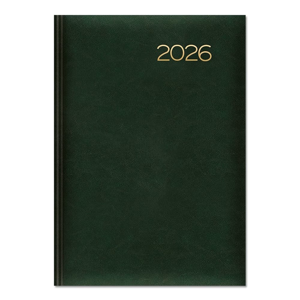 Kalendarz książkowy A5 dzienny Zielony SK2 2026
