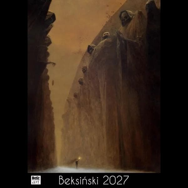Kalendarz ścienny Beksiński 2027 A4 wzór 4 Bartosz Szymanik