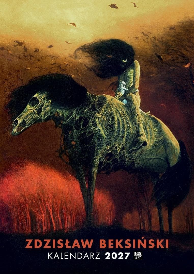 Kalendarz ścienny 2027 Beksiński wzór 8 A3 300x423 mm