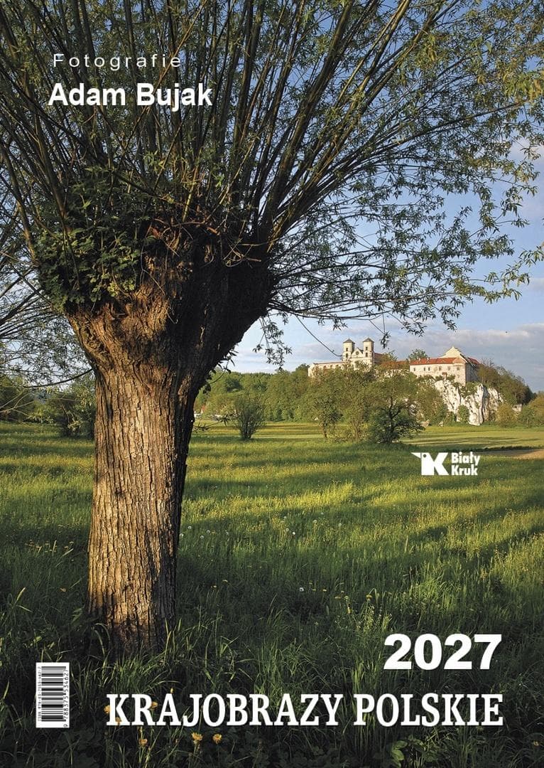 Kalendarz ścienny 2027 Krajobrazy polskie Biały Kruk 305x430 mm