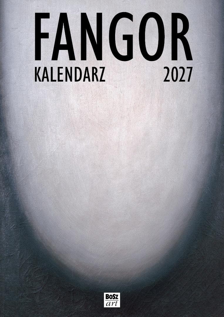 Kalendarz ścienny Fangor 2027 A3 12 ilustracji artystycznych Bosz