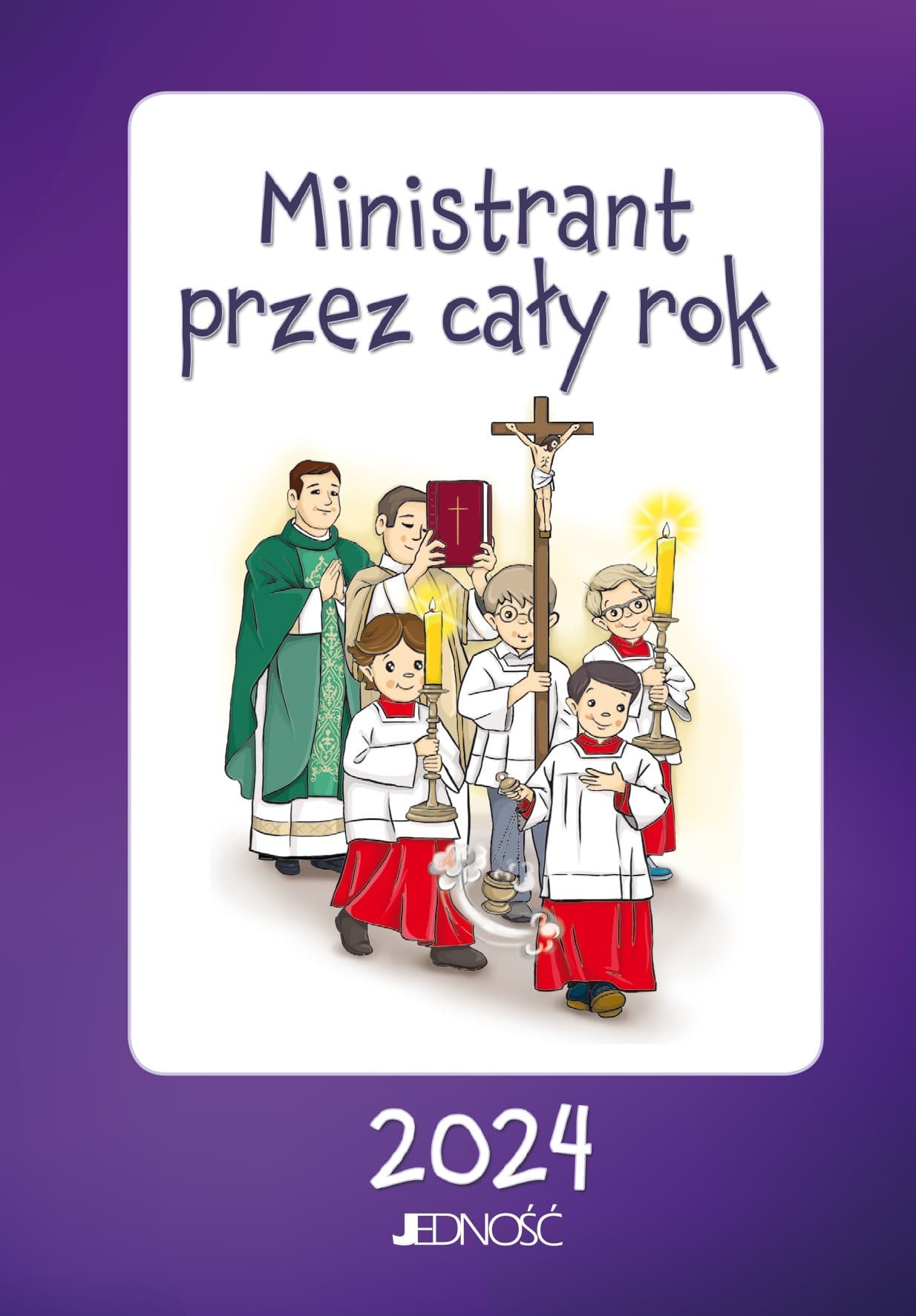 Kalendarz i notatnik Ministrant przez cały rok 2024