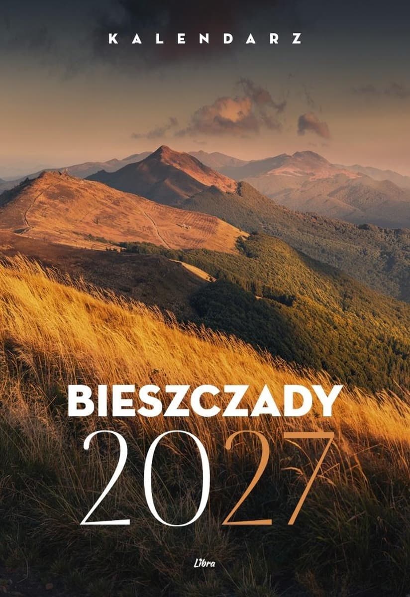 Kalendarz ścienny Bieszczady 2027 wieloplanszowy 480x330 mm