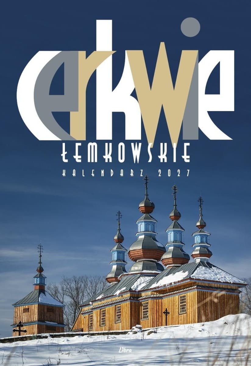 Kalendarz ścienny Cerkwie łemkowskie 2027 wieloplanszowy 14 stron