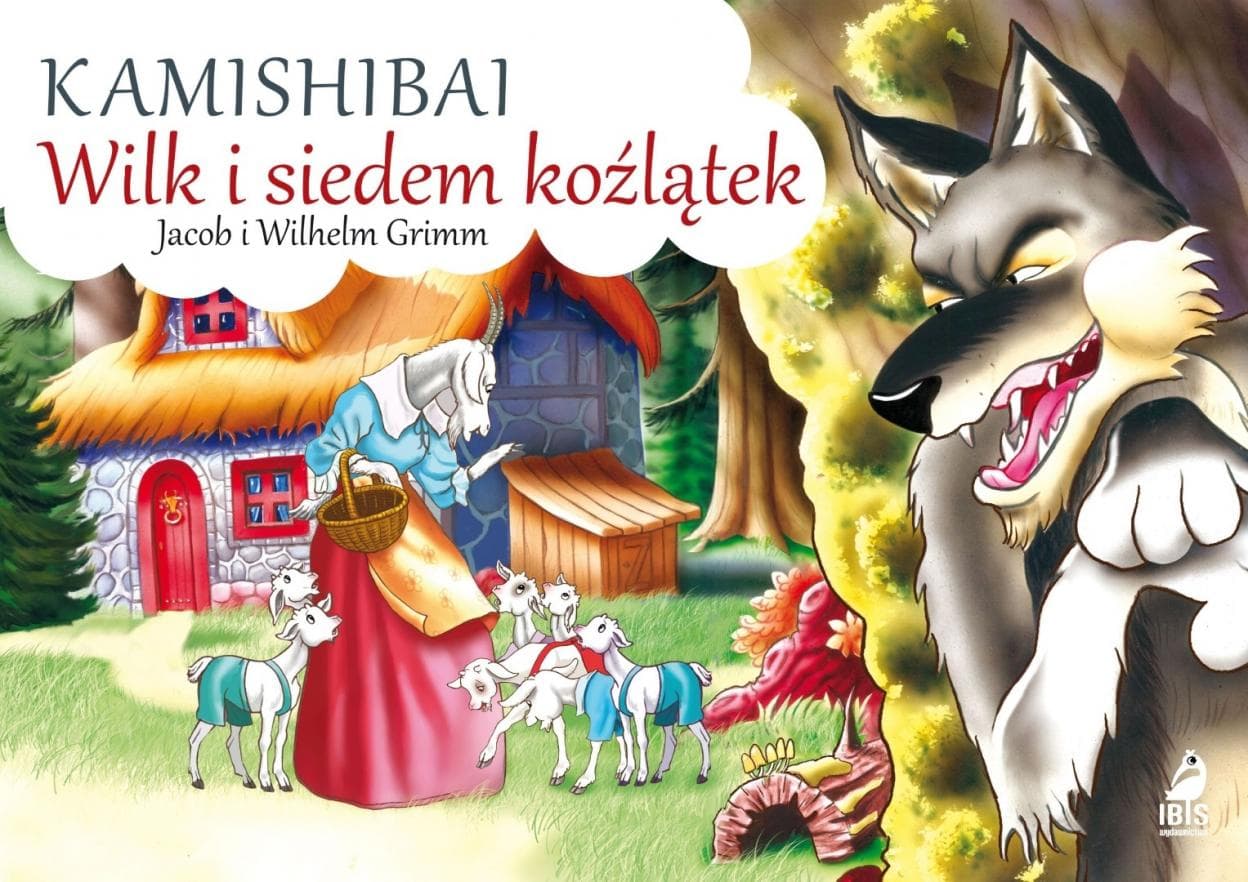 Kamishibai Wilk i siedem koźlątek - Wilhelm i Jacob Grimm 20 stron