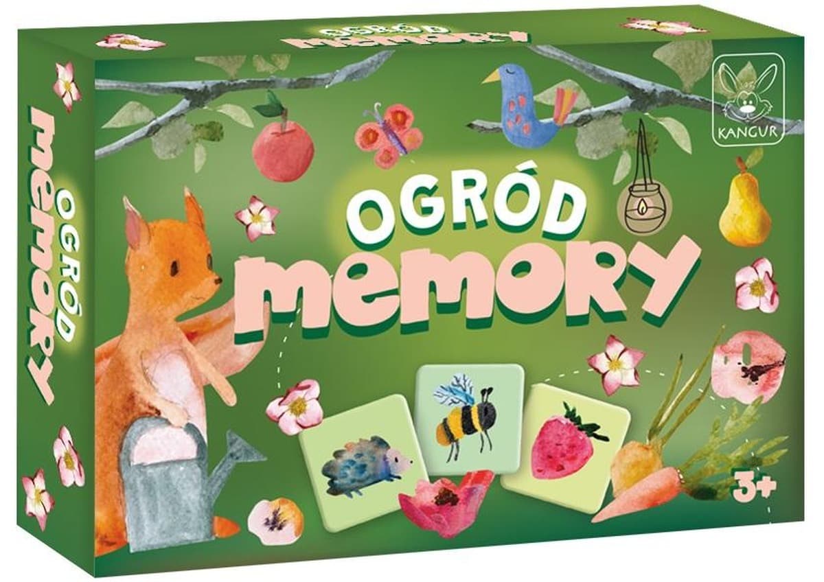 Kangur Memory Ogród - Gra edukacyjna dla dzieci od 3 lat