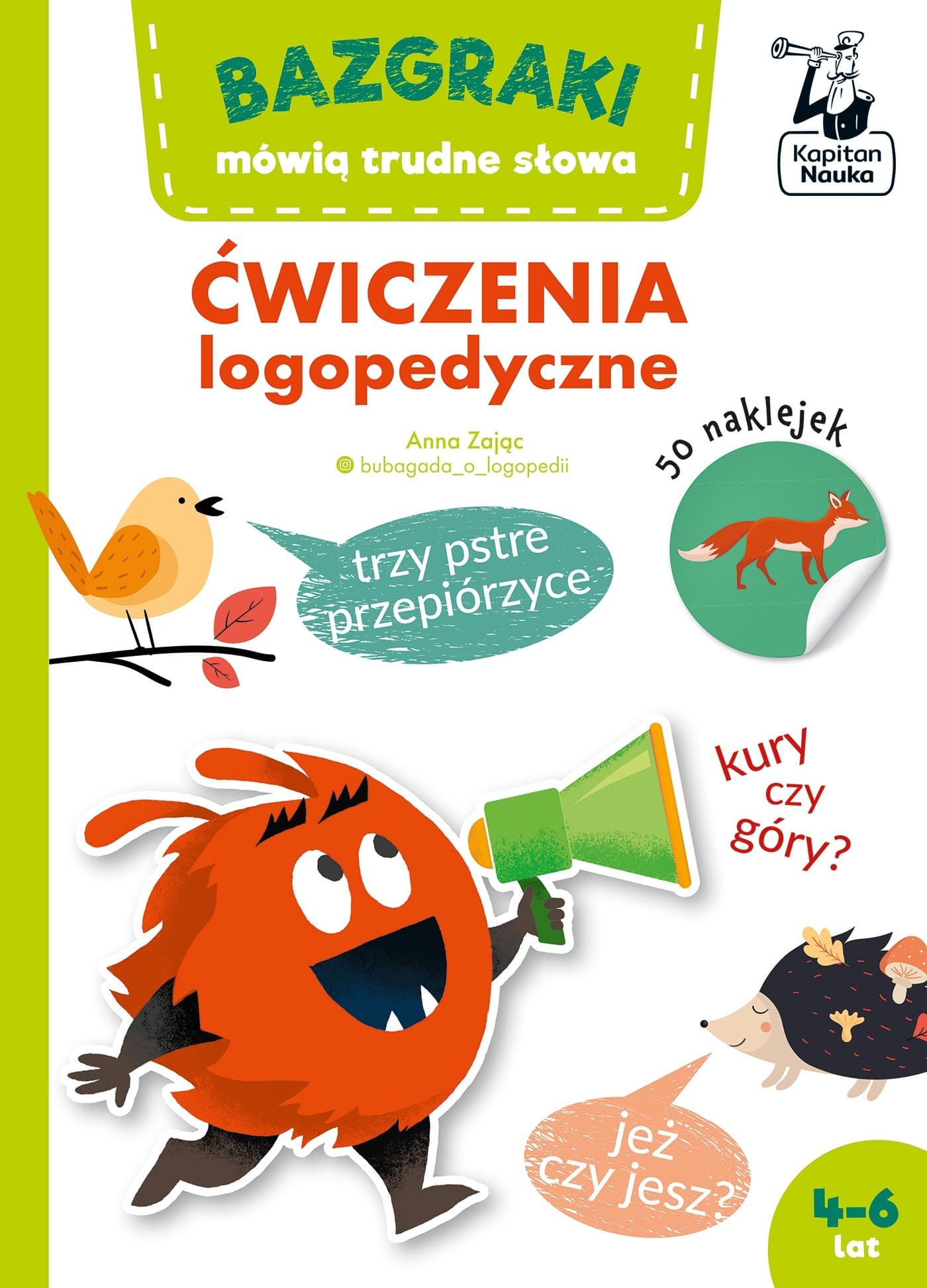 Kapitan Nauka Bazgraki Ćwiczenia logopedyczne dla dzieci
