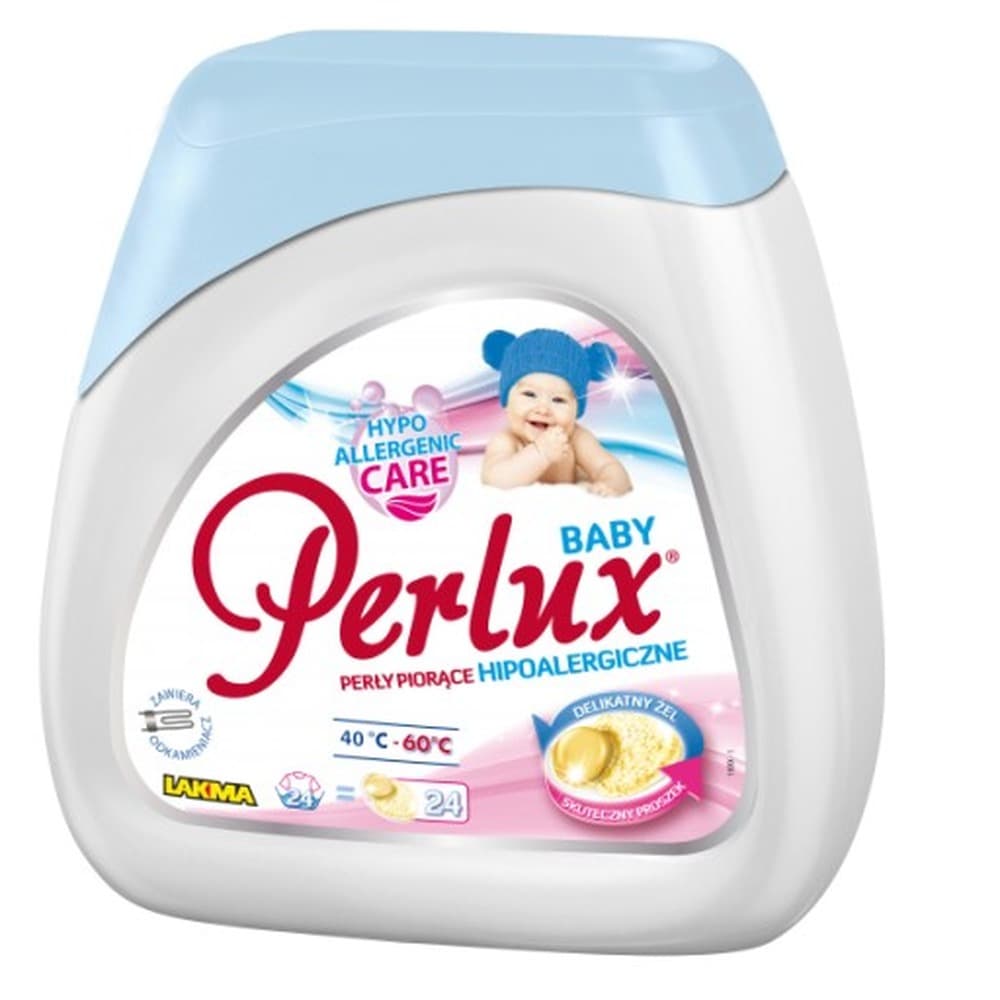 Lakma Perlux Baby kapsułki do prania ubranek dziecięcych 24 sztuki