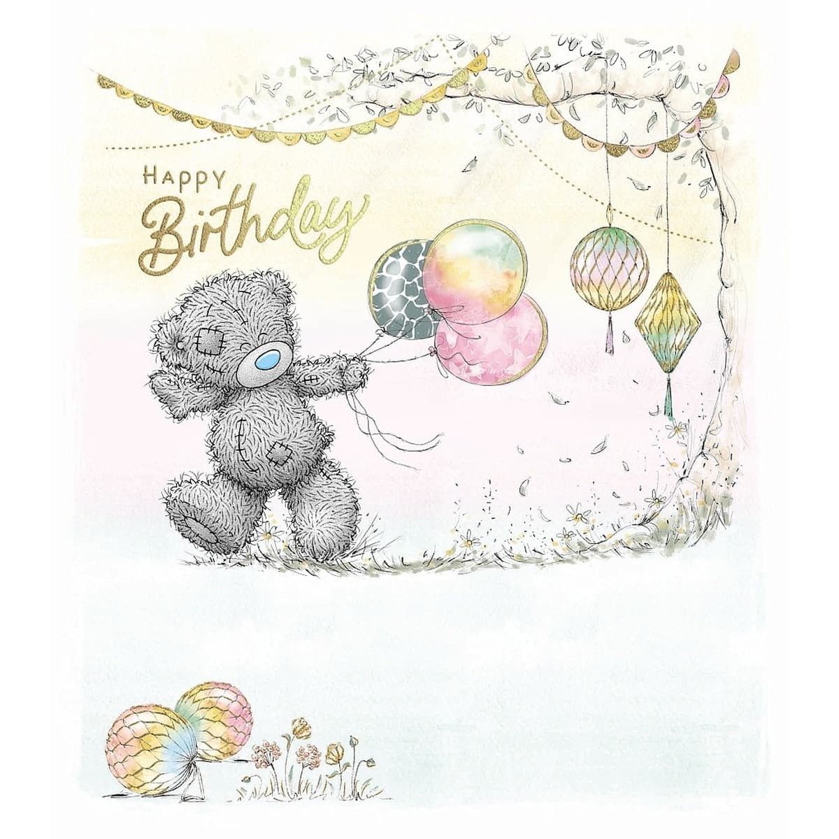 Karnet urodzinowy Happy Birthday 152x127