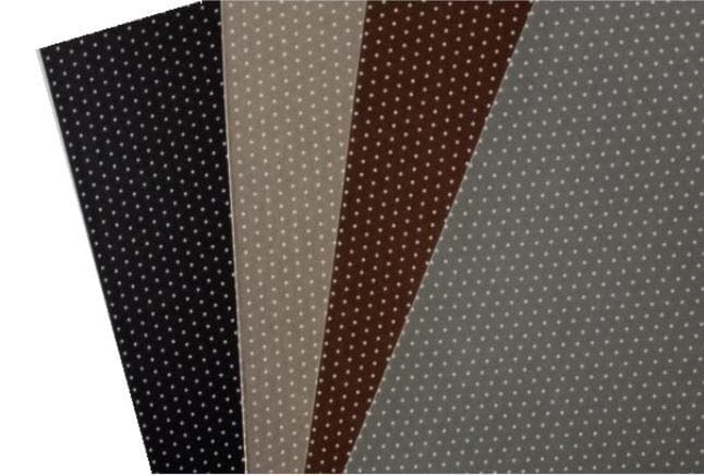 Karton dwustronny w kropki 300g 24x34 cm 4 arkusze MIX