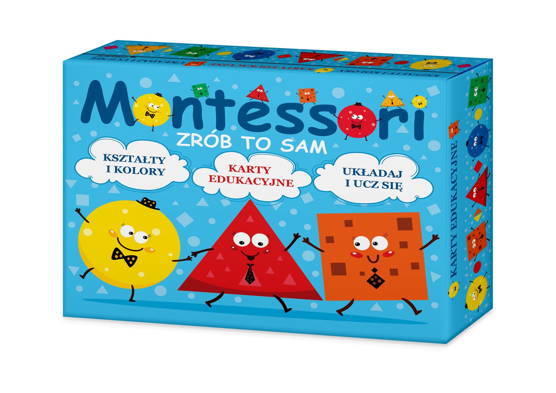 Karty dla dzieci Edukacyjne Montessori Zrób to Sam