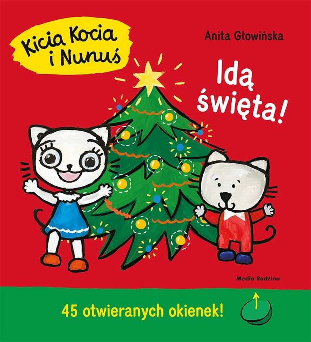 Kicia Kocia i Nunuś Idą święta - książka z okienkami