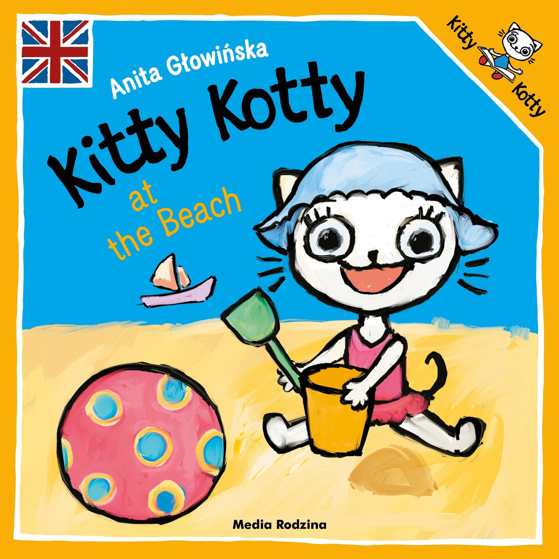 Kicia Kocia na plaży - książka dla dzieci