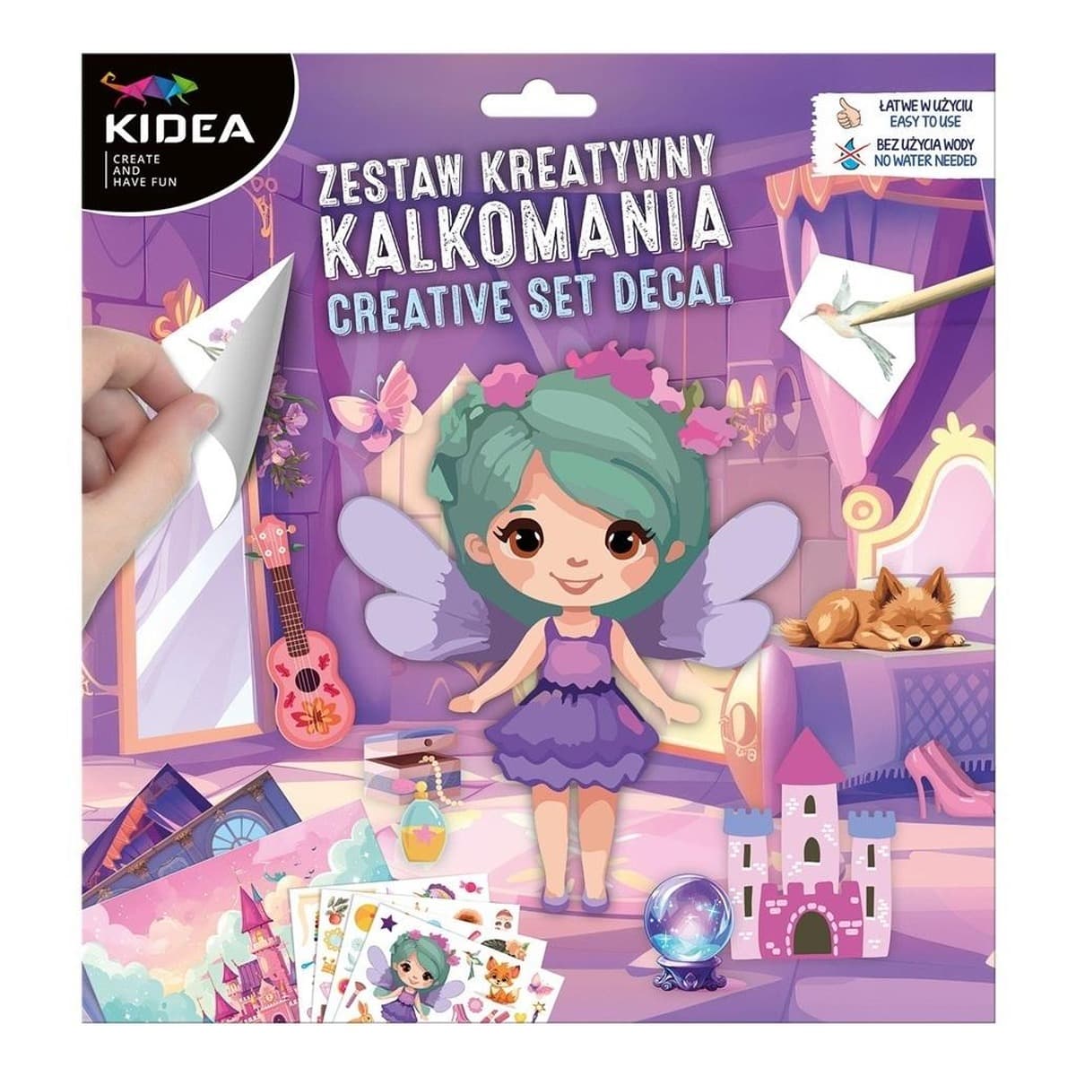 Kidea Kalkomania Zestaw kreatywny