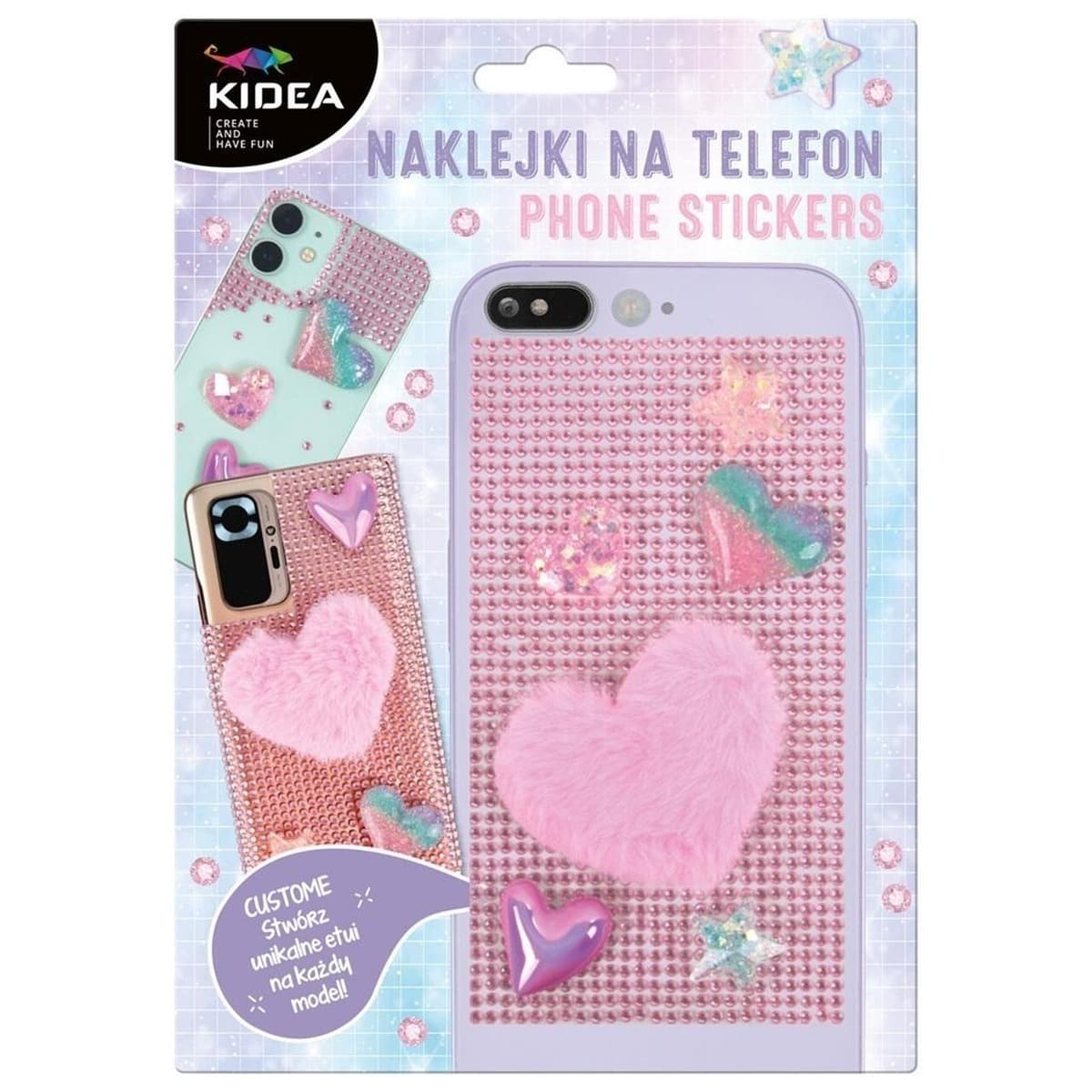 Kidea Naklejki dekoracyjne Love na telefon