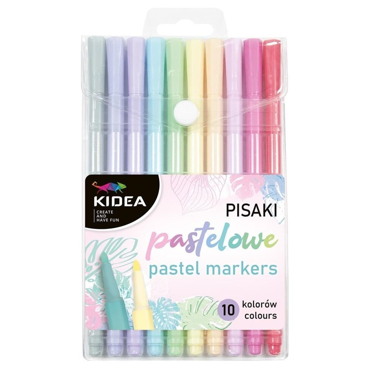 Kidea Pisaki pastelowe 10 kolorów