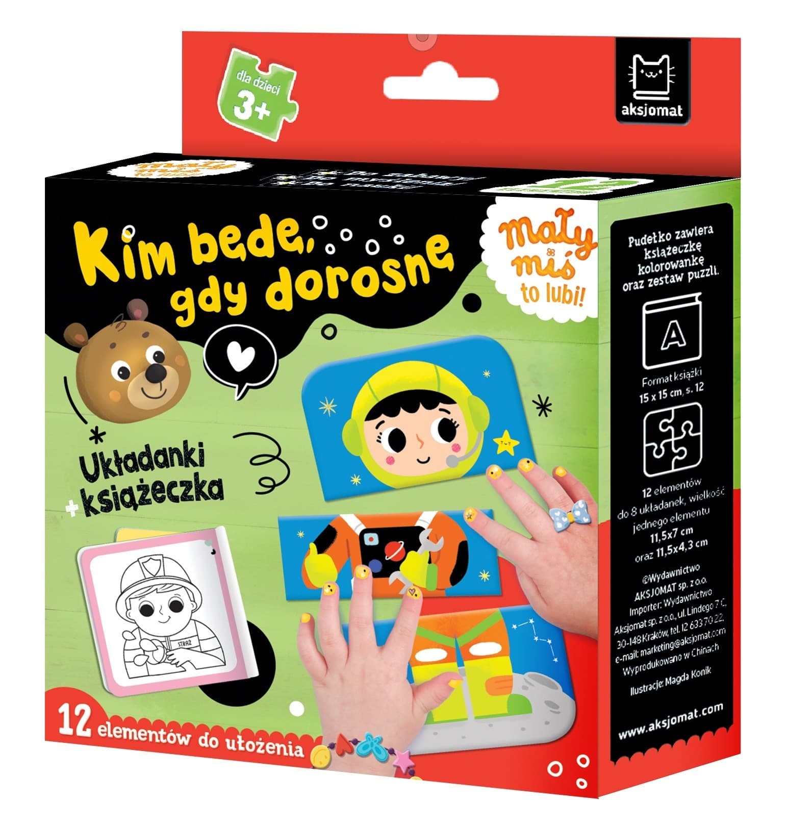 Kim będę, gdy dorosnę. Książeczka dla dzieci