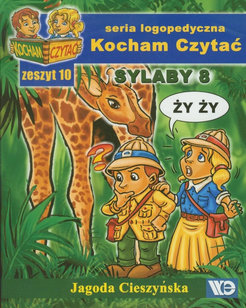 Kocham Czytać Zeszyt 10 Ćwiczenia sylabowe dla dzieci 8 lat