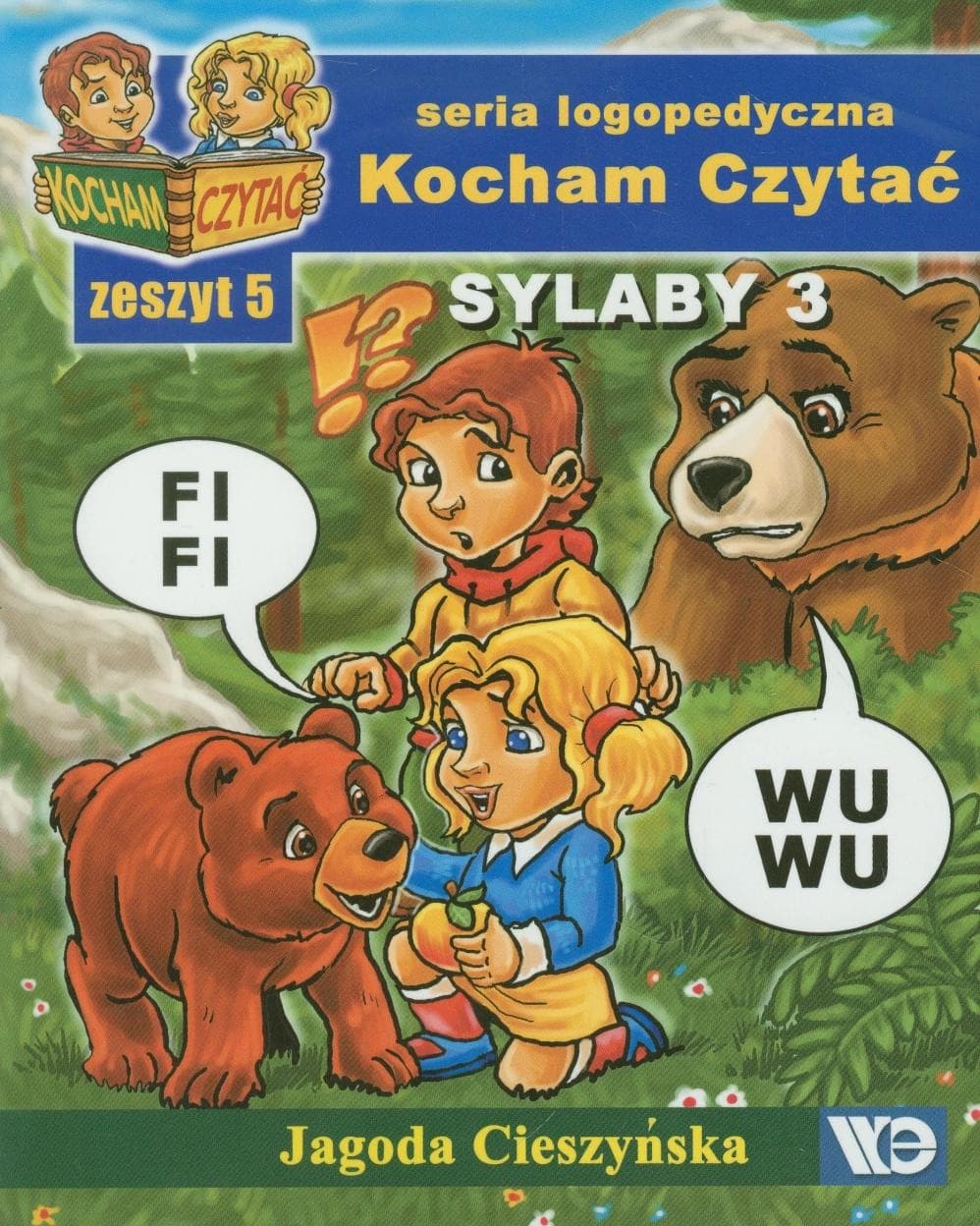 Kocham Czytać Zeszyt 5 Sylaby 3 do nauki czytania