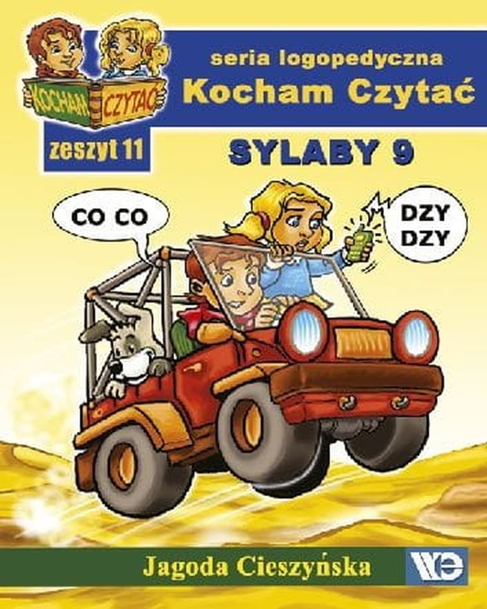Kocham Czytać Zeszyt do nauki czytania sylabami