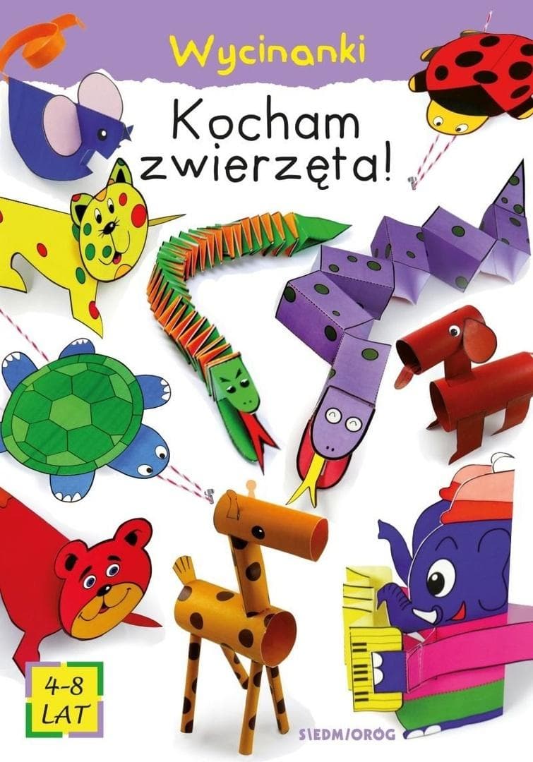 Kocham zwierzęta! Wycinanki - Mikołaj Michałowski 16 stron