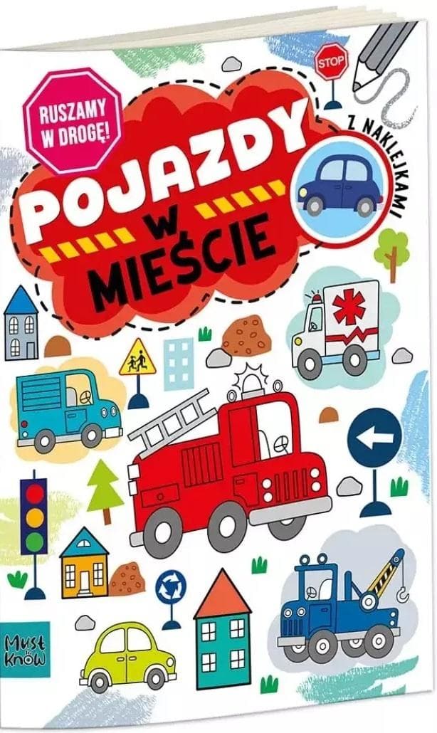 Kolorowanka A4 Ruszamy w Drogę - Pojazdy w Mieście Agnieszka Matz