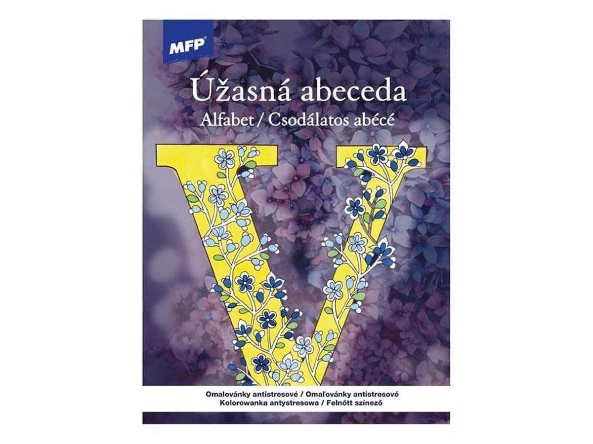 Kolorowanka antystresowa Alfabet 210 x 290 mm 32 strony