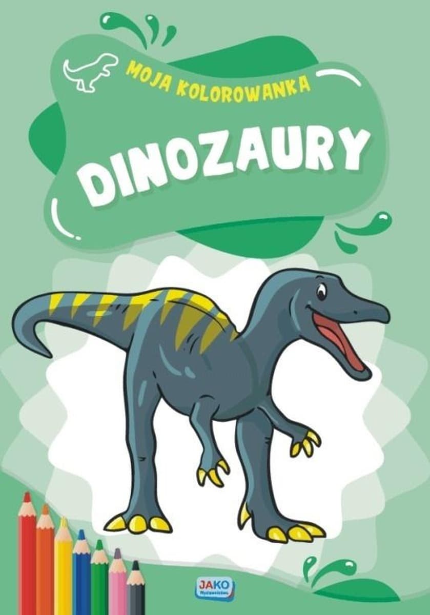 Kolorowanka dla dzieci Dinozaury