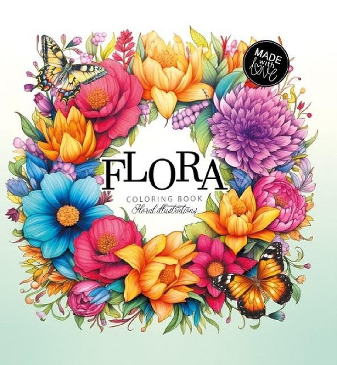 Kolorowanka dla dzieci Flora Kwiaty 160x160 mm
