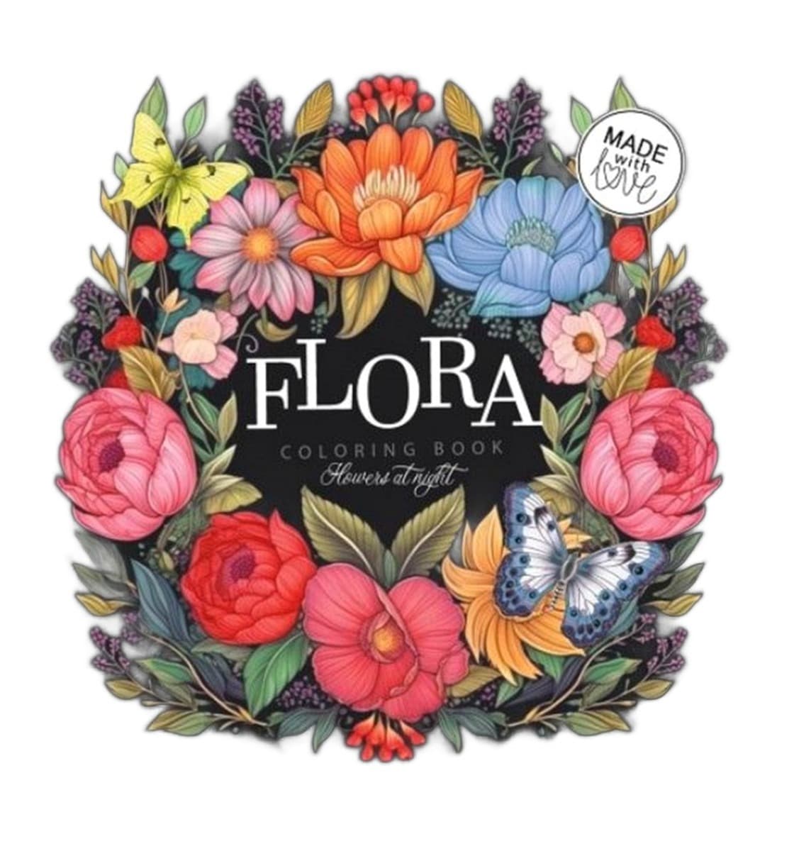 Kolorowanka dla dzieci Flora Kwiaty format 160x160 mm