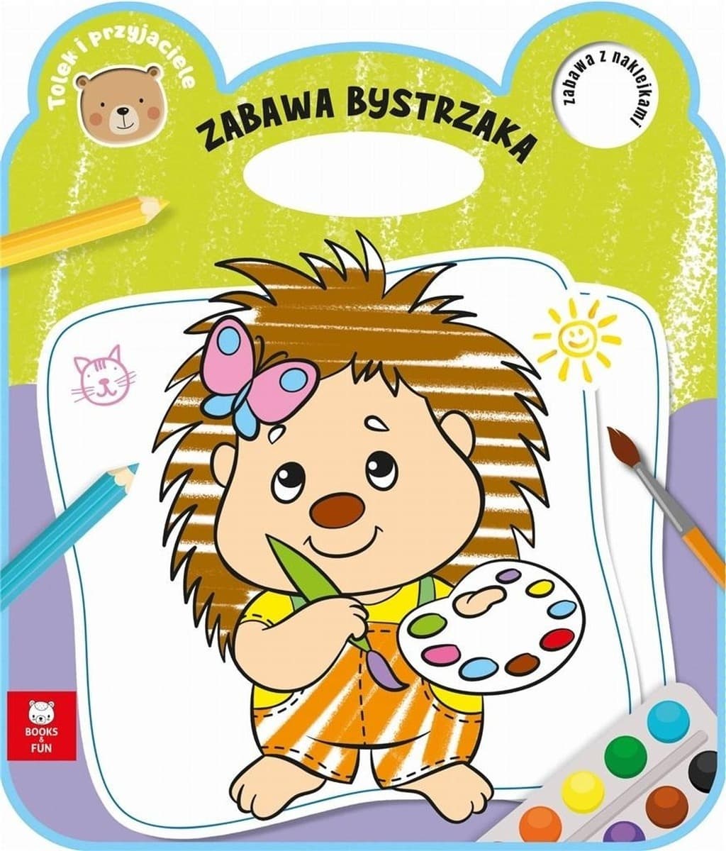 Kolorowanka dla dzieci Jeżyk i Przyjaciele