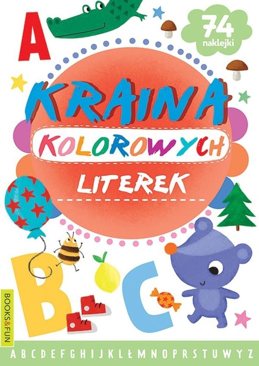 Kolorowanka dla dzieci Kraina Kolorowych Literek